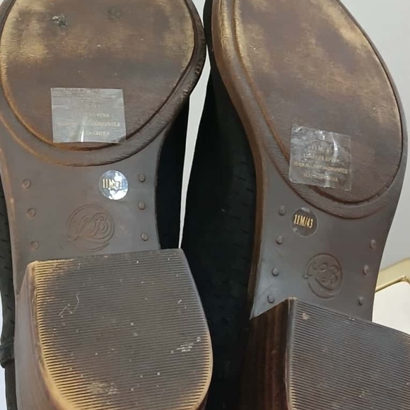 Lucky Brand Baley Perforated Suede Ankle Black Bootie. Women's Size 11 - Picture 7 of 8